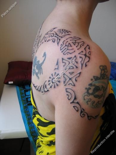 de tatouage de Bernard Lompre polynsiens tribal maohi maori 