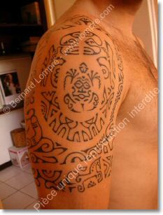  de tatouage de Bernard Lompre polynsiens tribal maohi maori 