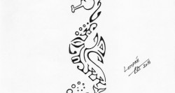 motif polynesien hypoccampe